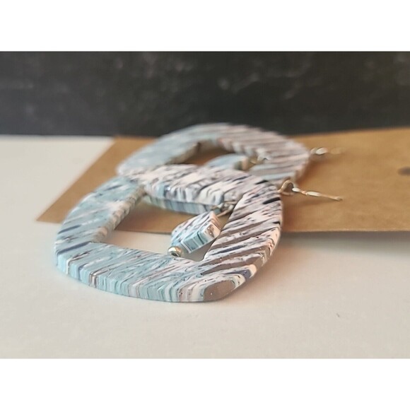 Polymer Clay Dangling Earrings New - Picture 6 of 10